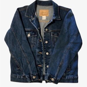 VINTAGE Blue Denim Jacket by Alaska Woods